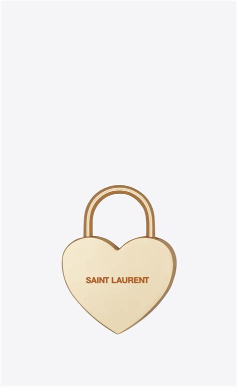 ysl heart shaped padlock|Yves Saint Laurent Charm Bracelets .